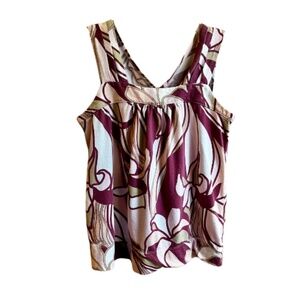 Women's a.n.a Sleeveless Multi Color Shirt. Size M